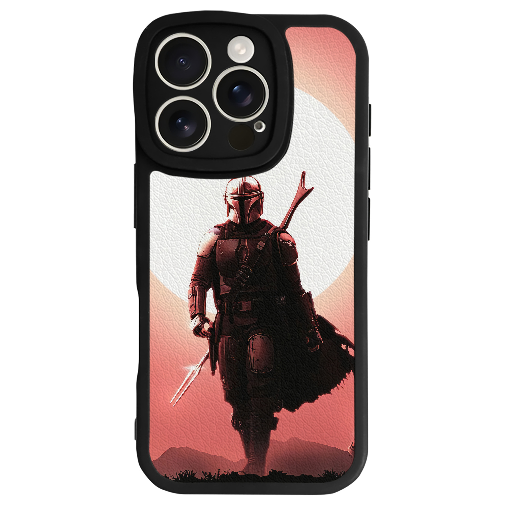 （画像用） スター・ウォーズ Star Wars 【iPhone 16シリーズ対応】シリコンスマホケース（レザー調） 材質：シリコン